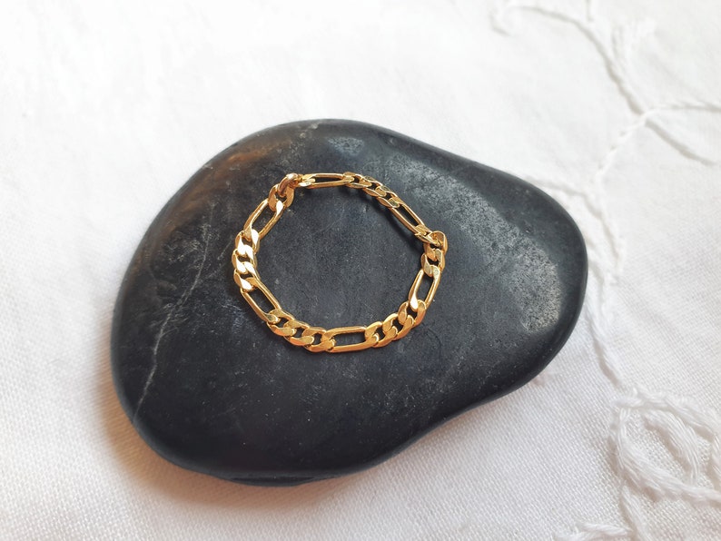MINIMAL ring of your choice, 14 carat gold filled gold chain image 4