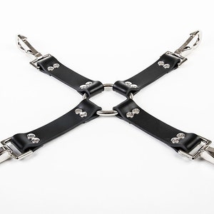 Vegan Hog-Tie Harness w/ Heavy Duty Clips