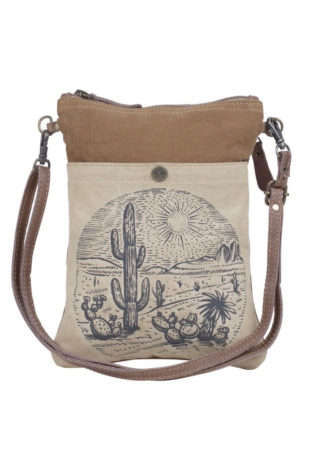 Myra Shoulder Bag. Cross Body Bag. Myra Purse. Leather / Canvas Etsy