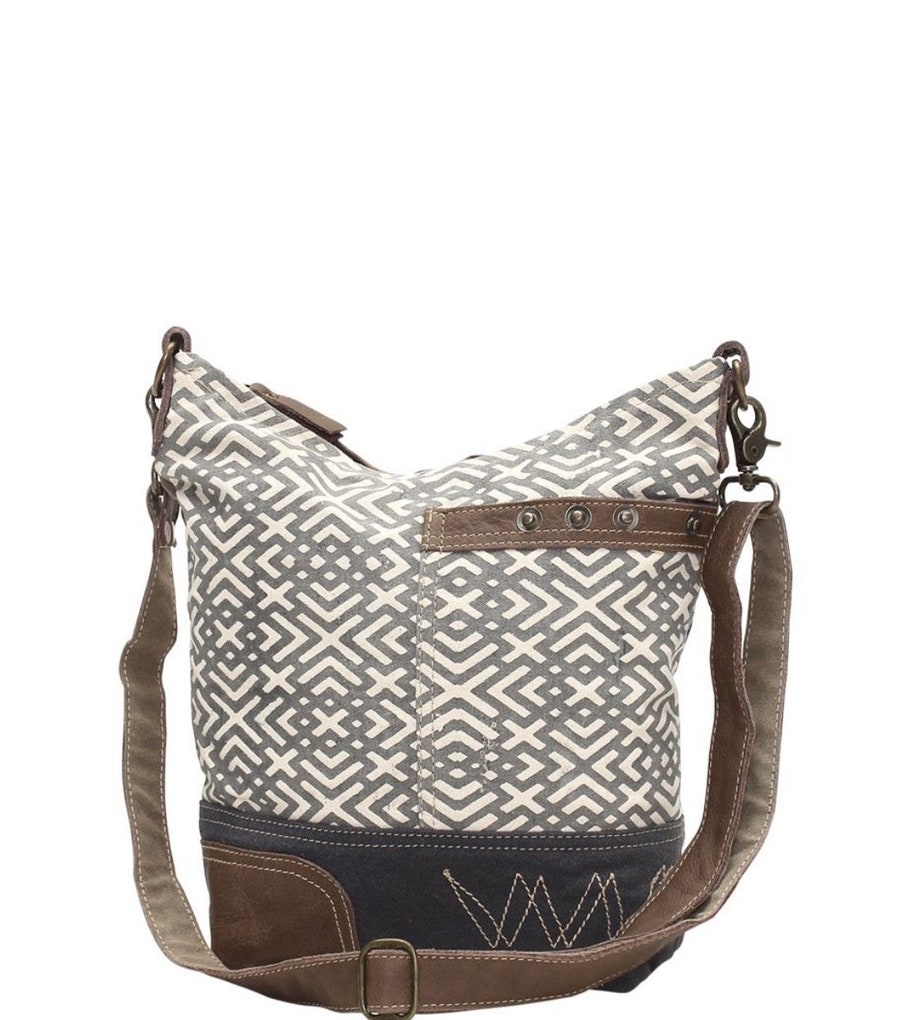 Myra Outlaw's Travels Leather Shoulder Bag in Copper Tan