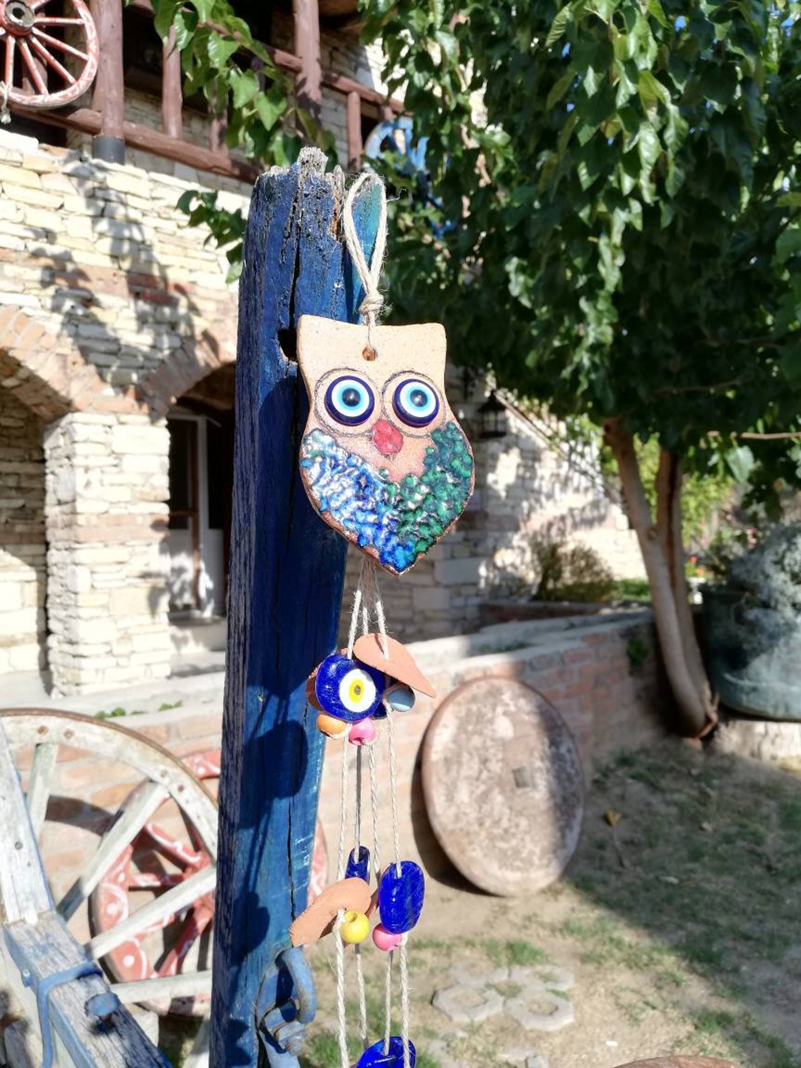 Owl Home Decor Owl Gifts Rustic Outdoor Wall Art Owl Lover Etsy