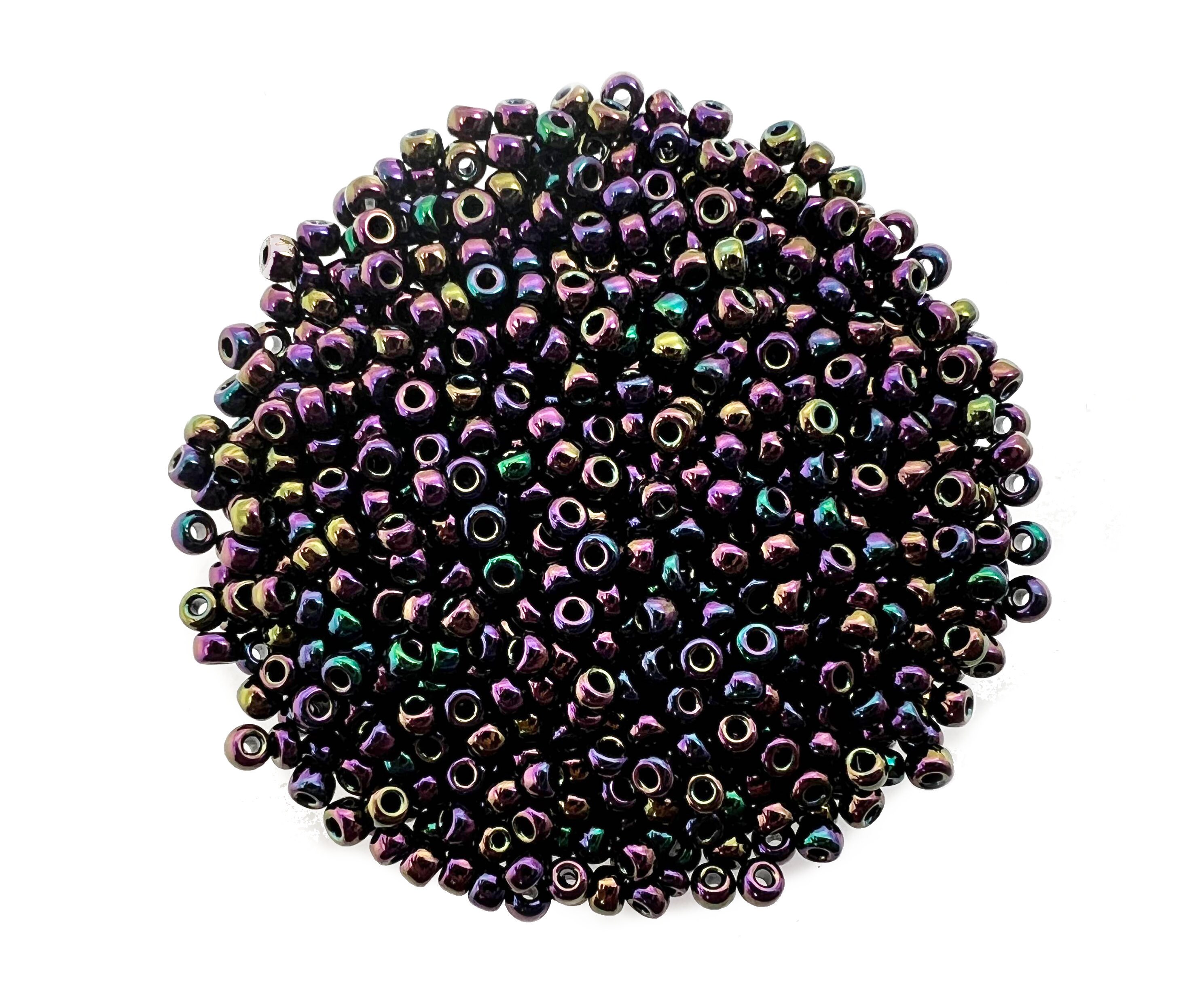 8-454, Miyuki 22g Metallic Dark Plum Iris 8-454, Miyuki 22g Metallic Dark Plum Iris