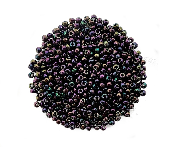 8-454, Miyuki 22g Metallic Dark Plum Iris 8-454, Miyuki 22g Metallic Dark Plum Iris