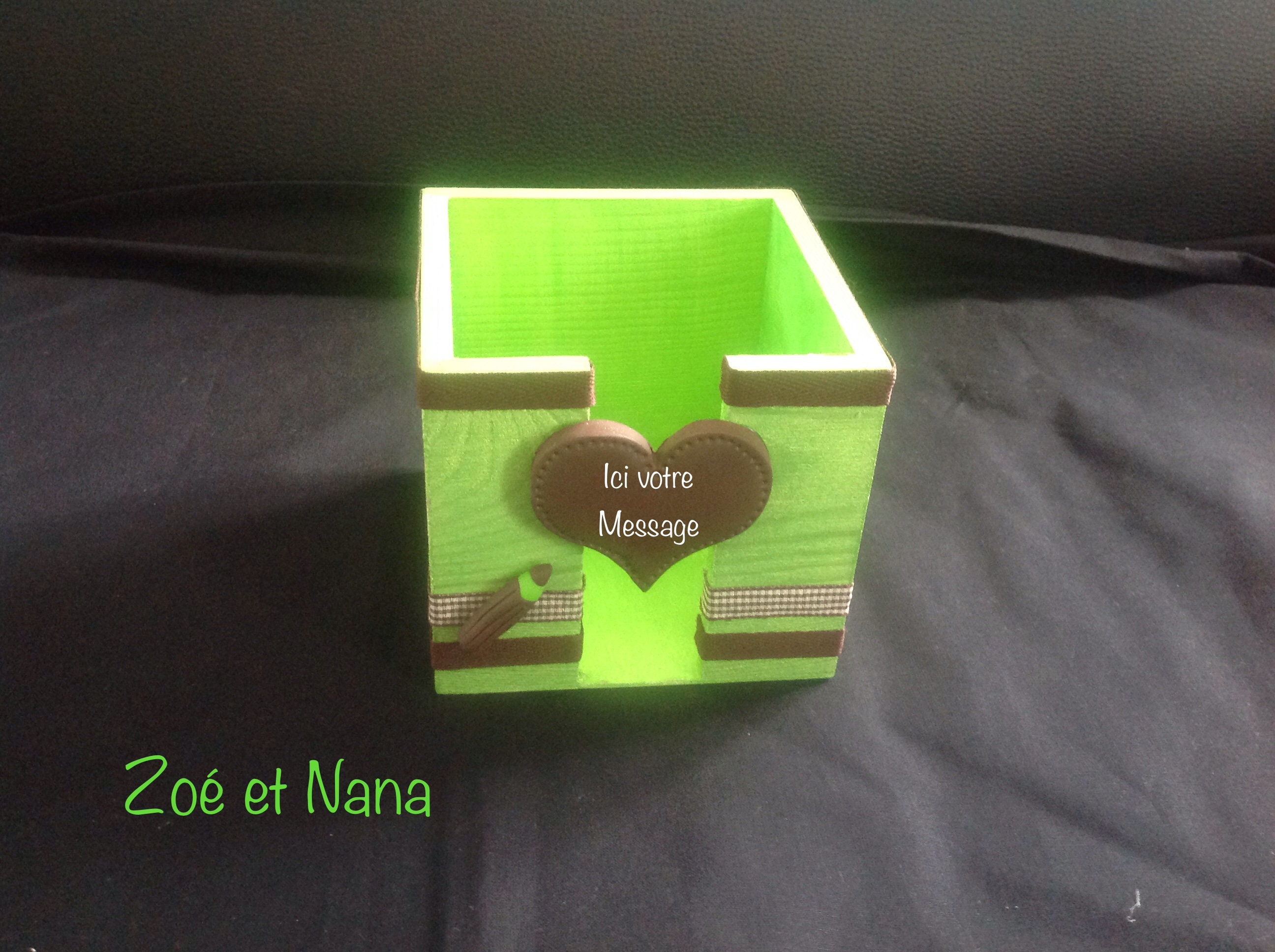 Cadeau Maitresse, Bloc Cube, Bureau, Personnalisé, Merci, École, Maître, Atsem, Avs,