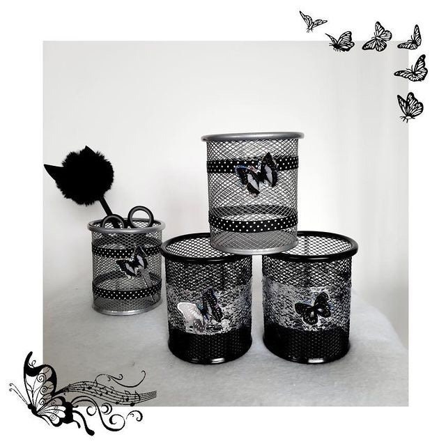 Pot à Crayons Papillons, Bureau