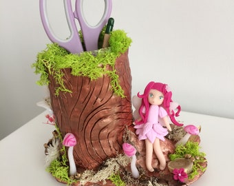 Fairy pencil holder