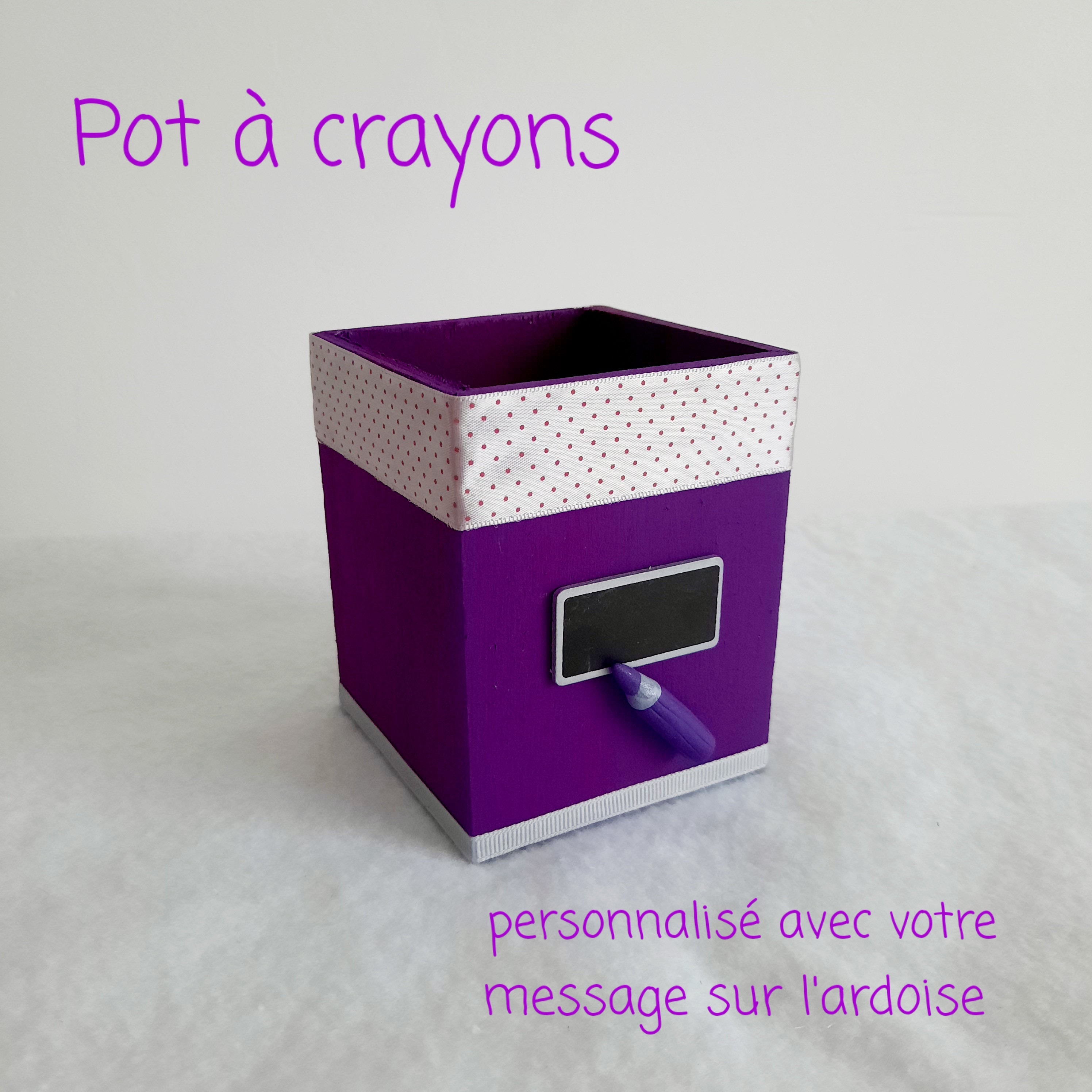 Cadeau Maitresse, Pot à Crayons, Cadeau Personnalisé, Merci Maitresse