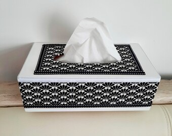 Boîte à mouchoirs style scandinave en bois pour mouchoirs en papier et décoration de la maison