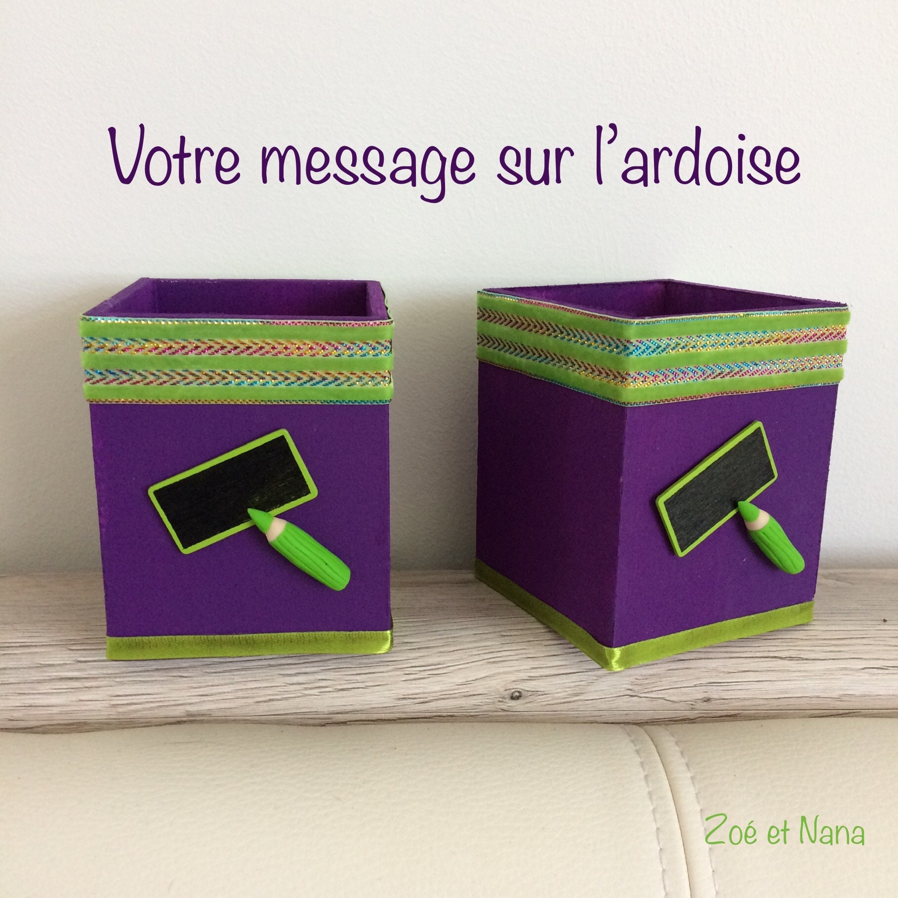 Cadeau Maitresse, Pot à Crayons, Cadeau Personnalisé, Merci Maitresse