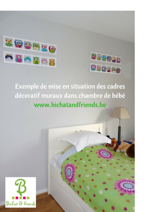 Deco chambre enfant, cadre mural, rose, gris, lila, jaune, mauve ... Deco chambre enfant, cadre mural, rose, gris, lila, jaune, mauve ...