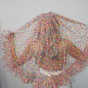Confetti veil samples