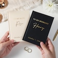 Hardcover Vows Books Wedding Set - To My Husband To My Wife Book, Personalized Wedding Keepsake Gifts, Rose Gold/Silver/Goil Foil, 30 Sheets product logo