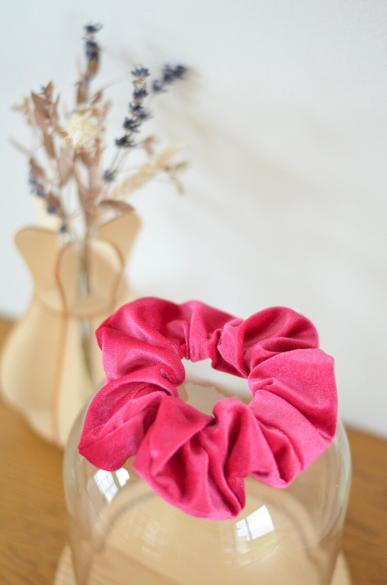 Fuchsia pink velvet darling image 1