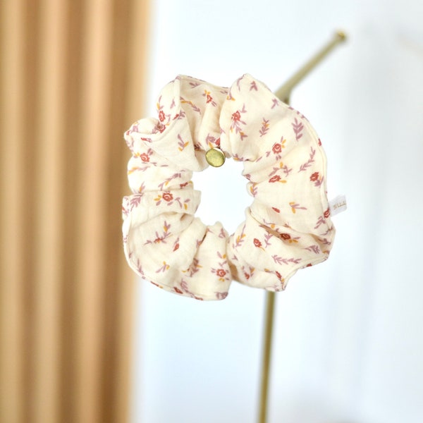 Chouchou floral cotton gauze