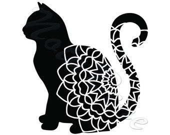 Free Free 86 Cricut Cat Mandala Svg SVG PNG EPS DXF File