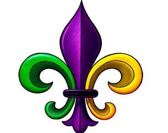 Mardi Gras PNG, Fleur De Lis png, Carnival Louisiana png, Sublimation png (Digital Download)