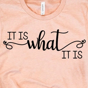 It Is What It Is SVG | Life quotes Svg | Funny Saying Life svg | Christian svg Faith SVG Religious Svg Religion svg Christian svg Cricut Dxf