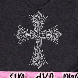 Intricate Cross SVG Christian Cross Svg Zentangle Cross | Etsy