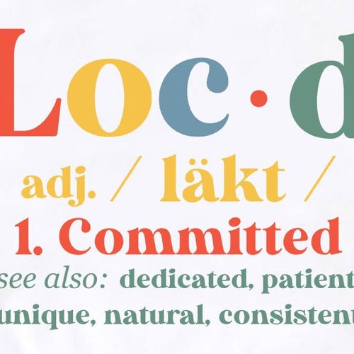 Loc'd Definition SVG Locs Style Svg Loc D for Queens - Etsy