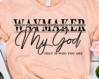 Waymaker SVG Cut file | Miracle Worker SVG | Promise Keeper Svg | Faith SVG God Svg Religious Svg Religion svg Christian svg Cricut Png Dxf