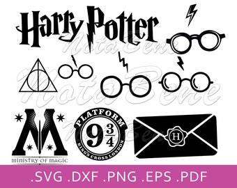Download Harry potter svg bundle | Etsy