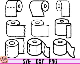 Toilet Paper Clipart Etsy