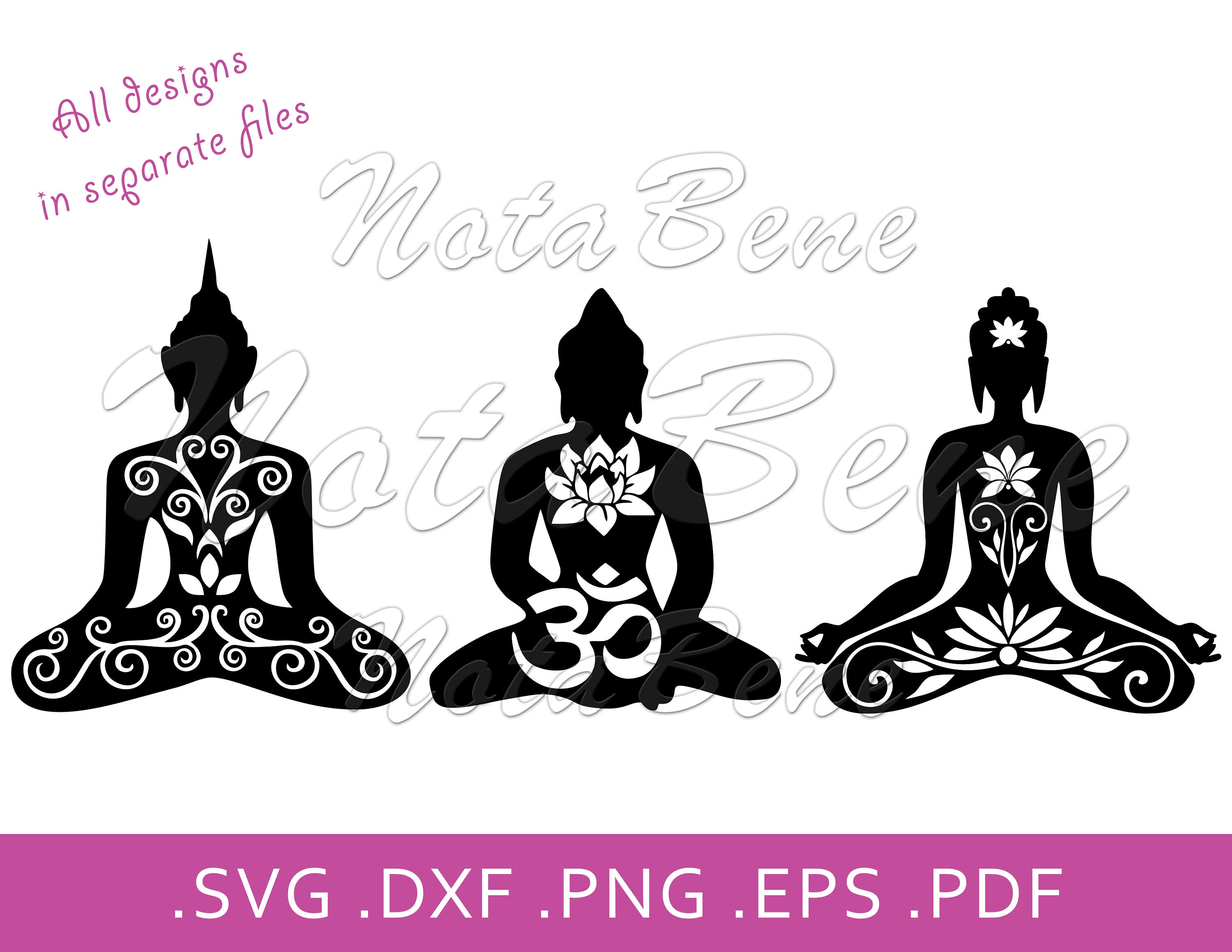 Download Yoga Meditation Lotus Pose Om SVG Mandala Yoga Lotus Pose ...