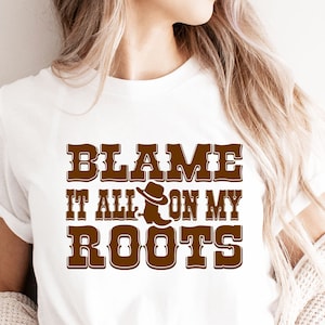 Blame It All On My Roots SVG, Südliches Mädchen SVG, Girl Zitat SVG, Amerika USA svg schneide Dateien, Silhouette, Cricut