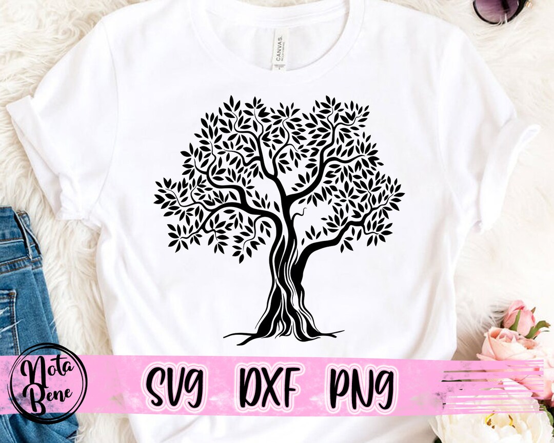 Tree SVG Cut File Family Tree Svg Family Tree Monogram SVG - Etsy