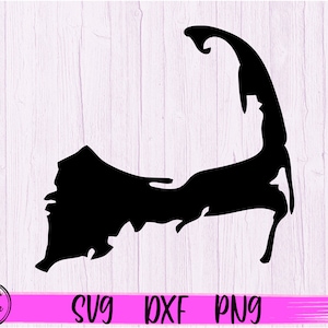 Cape Cod Karte Silhouette SVG Karte Design Plotterdatei geschnitten Datei druckbare PNG Clipart Cricut Lasercut Datei Dxf Png