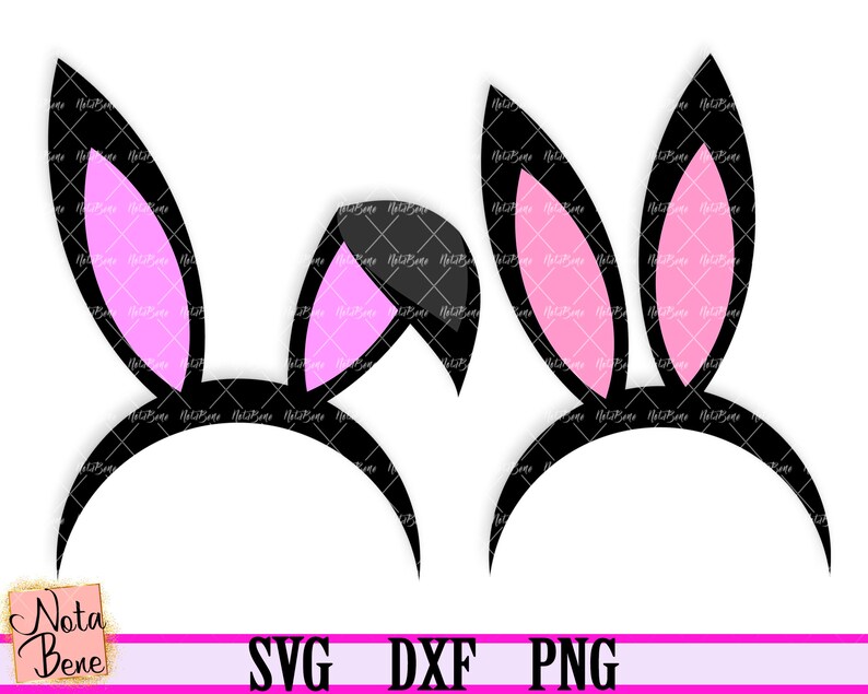 Download Bunny Ears SVG Monogram Bunny Ears SVG Bunny Svg Cut file ...
