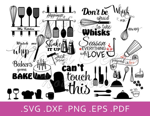 Download Kitchen Svg Bundle Baking Svg Kitchen Utensils Svg Kitchen Etsy