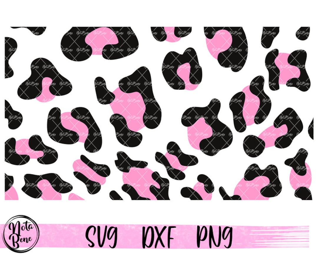 Leopard Pattern SVG Circut, Pink Leopard Svg, Animal Cheetah