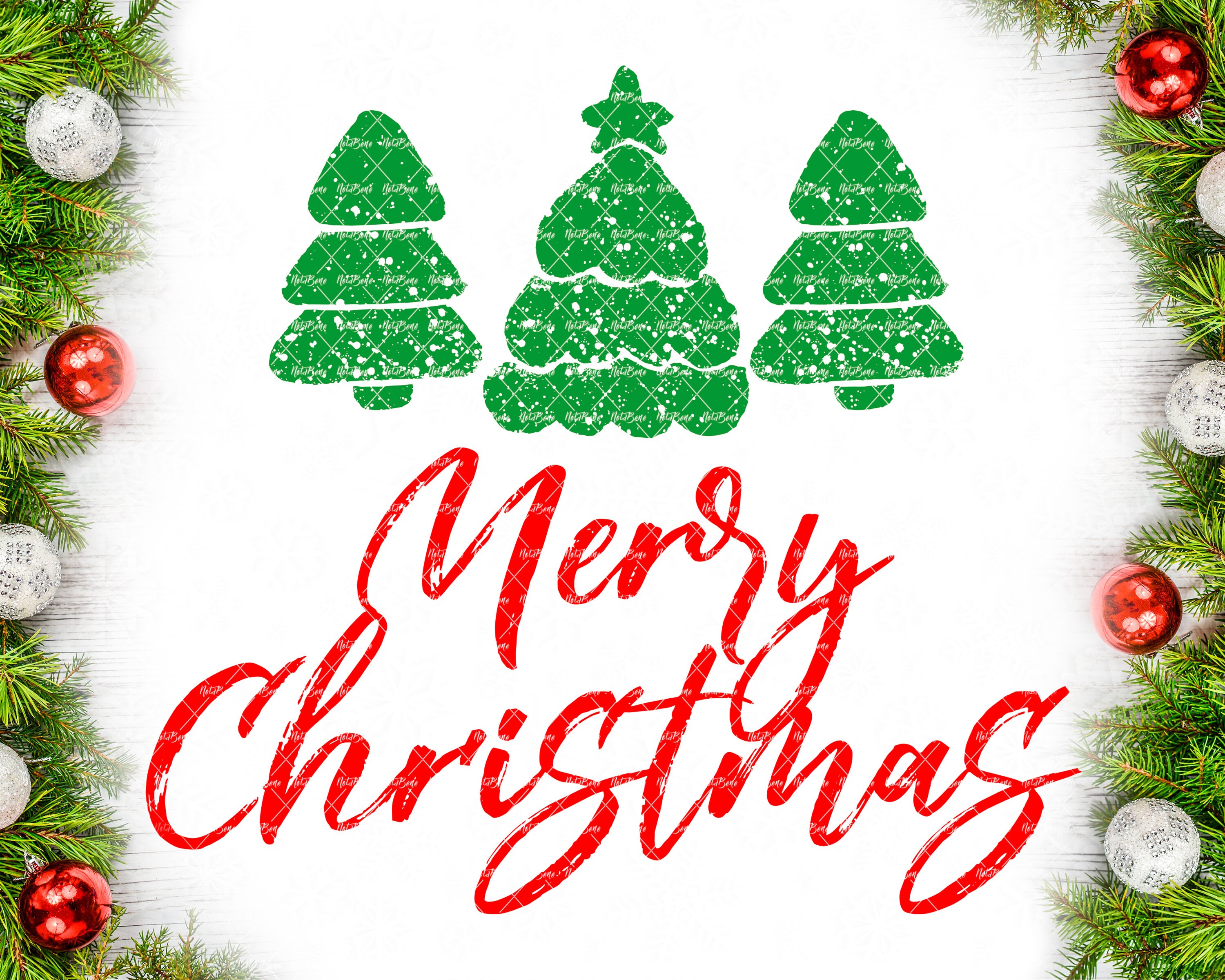 Download Grunge Christmas Trees Svg Distressed Christmas Svg Winter | Etsy