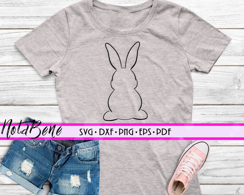 Easter Bunny Frame SVG Bunny Svg Cut file Rabbit svg Easter SVG Easter bunny Tail svg Frame Monogram svg Cricut Htv Cut file Svg Png Dxf