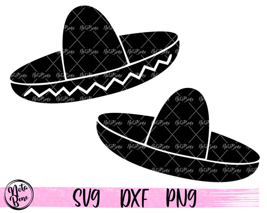 Sombrero SVG, Cinco De Mayo Svg Cut File, Mexican Hat Svg Clipart, Mexico  Hat Svg Cricut Clip Art Silhouette - Etsy, image size:1080x864