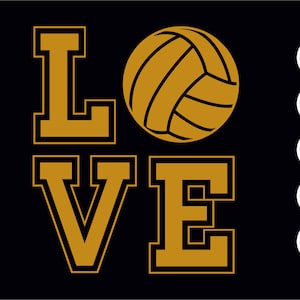 Volleyball LOVE SVG Mom Squad Cut File Cheer Mom Shirt - Etsy
