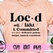 Loc'd Definition SVG, Locs Style Svg, Loc D for Queens Svg, Locd ...
