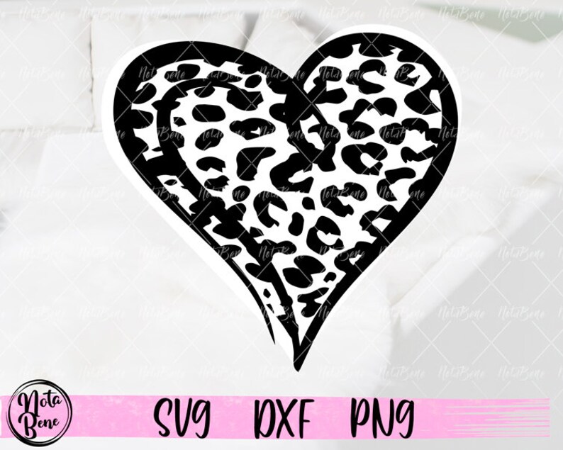 Download LAYERED Leopard Heart PNG SVG Cut file Valentines Day Svg ...