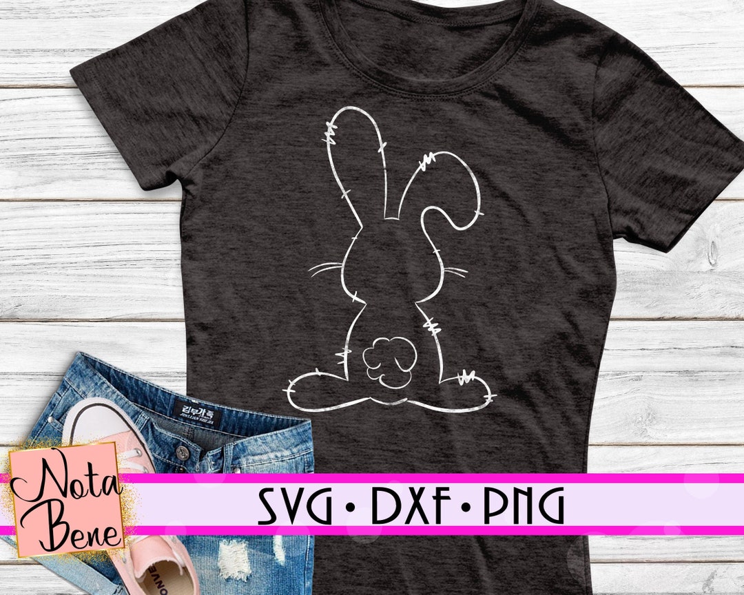 Easter SVG, Easter Bunny Silhouette SVG, Bunny Svg Cut File, Rabbit Svg ...