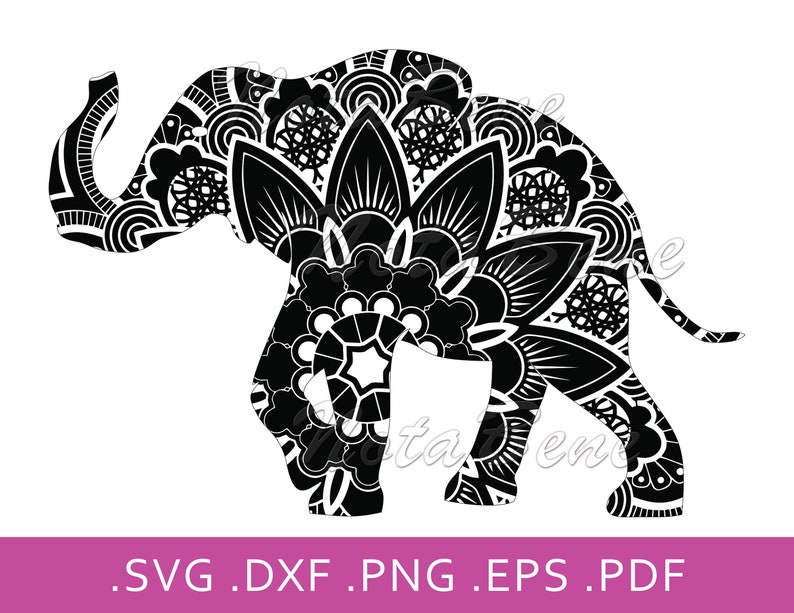 Free Free 219 Zentangle Elephant Svg SVG PNG EPS DXF File