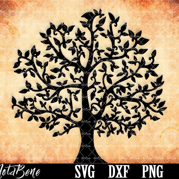 Tree SVG, Family Tree Svg, Family Svg, Tree Monogram, Family Tree SVG, Family Reunion Svg, Family Tree Svg Clip Art Cricut Dxf Htv Cut file