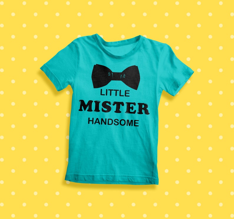 Download Little Mister Handsome SVG Baby Boy SVG Bow Tie Design Mr | Etsy