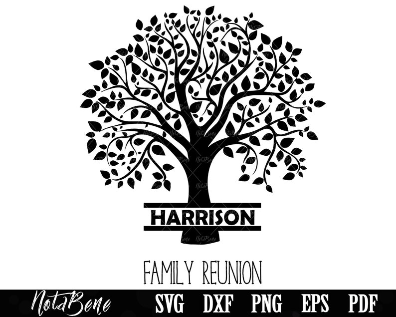 Download Family Reunion Svg Family Tree Svg Family Svg Tree Monogram | Etsy