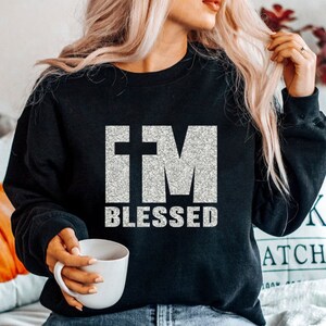 Ich bin gesegnet SVG-Schnitt-Datei, Schrift-Svg, Bibel-Vers-Svg, Christ-Svg, Glaubens-Svg, Gott-Svg, Religiös-Svg, Religions-Svg Cricut Png