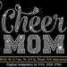 Trasferimento Strass Hotfix Cheer Mom – Applicazione A Caldo 10x7,5 Pollici Cristallo Chiaro - Foto 4