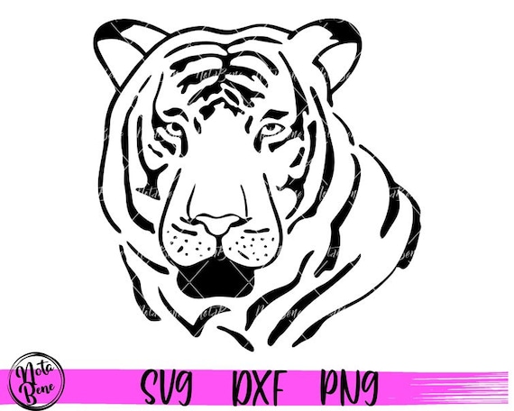 Tiger SVG Tiger Head Face Svg Clipart Cut File Tiger Logo - Etsy