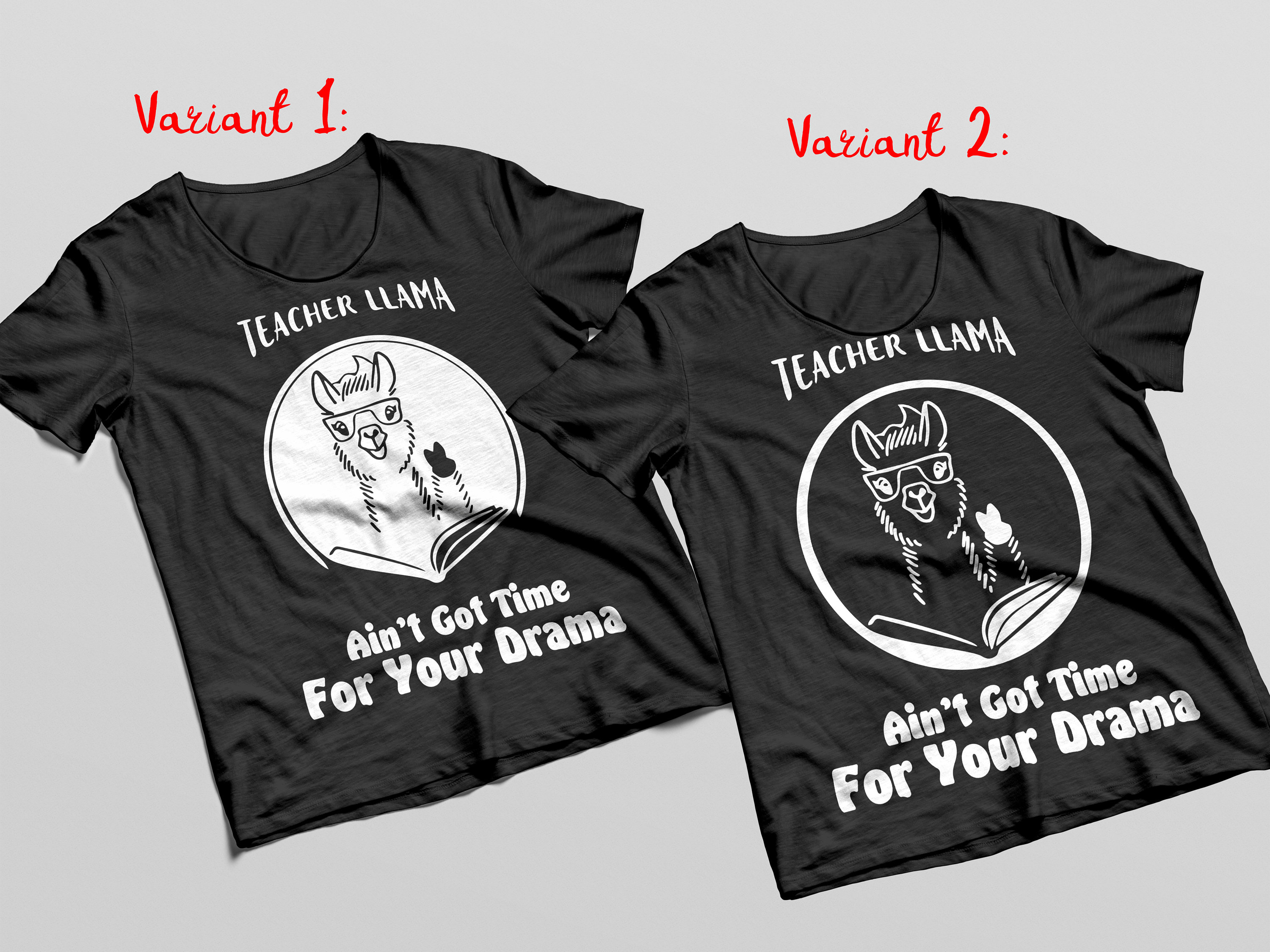 Download Teacher Llama Ain't Got Time For Your Drama SVG Drama | Etsy