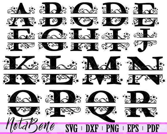 Download Kits How To Split Letter W Svg Split Monogram Svg Regal Monogram Divided Initial Silhouette And Cricut Svg Cutting File Printing Printmaking