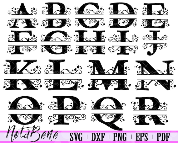 Download Kits How To Split Letter W Svg Split Monogram Svg Regal Monogram Divided Initial Silhouette And Cricut Svg Cutting File Printing Printmaking